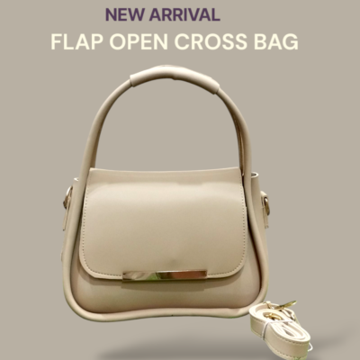 FLAP OPEN CROSS/ SHOULDER BAG –  SKIN