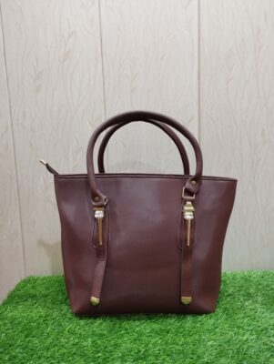 Plain Tote bag - Brown