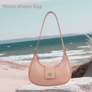 MOON SHAPE BAG - PINK