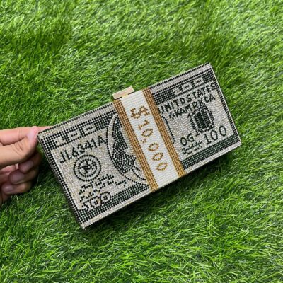 Dollar Clutch - Black